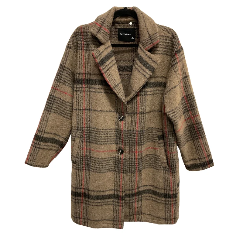 Coat Other By Olivaceous In Plaid Pattern, Size: L