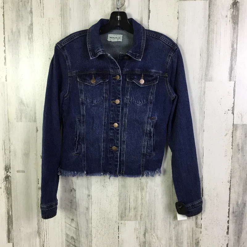 Jacket Denim By For The Republic In Blue Denim, Size: S