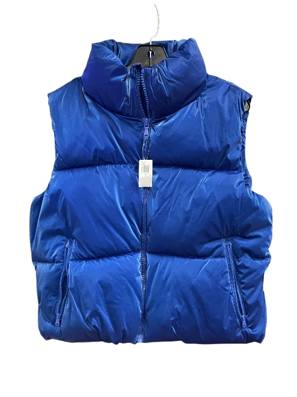 Vest Puffer & Quilted By Old Navy In Blue, Size: M