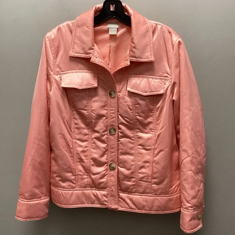 Jacket Other By Chicos In Peach, Size: L