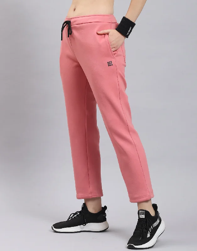 Women's Professional Apparel Unbeatable Prices Women Pink Solid Regular Fit Winter Lower