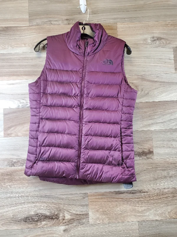 Vest Puffer & Quilted By The North Face In Purple, Size: S