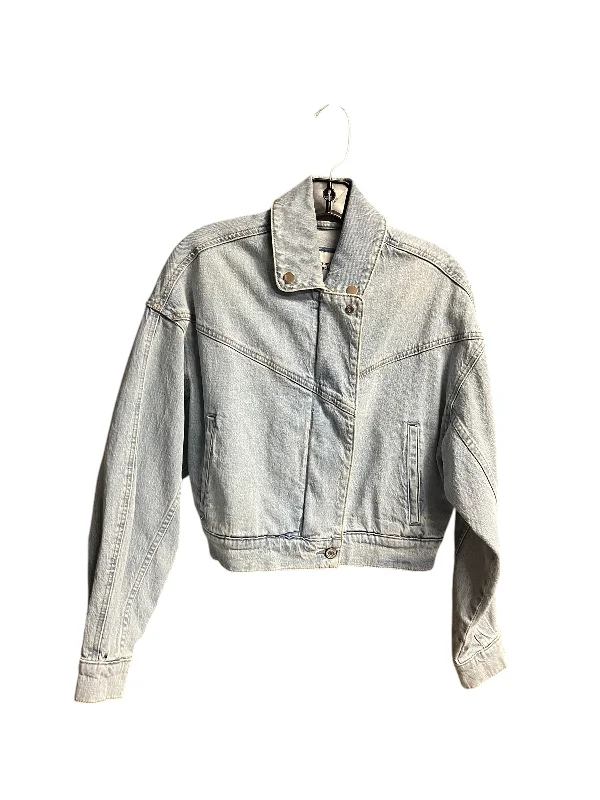 Jacket Denim By Abercrombie And Fitch In Blue Denim, Size: S