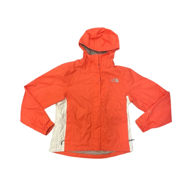 Jacket Windbreaker By The North Face In Peach, Size: Xs