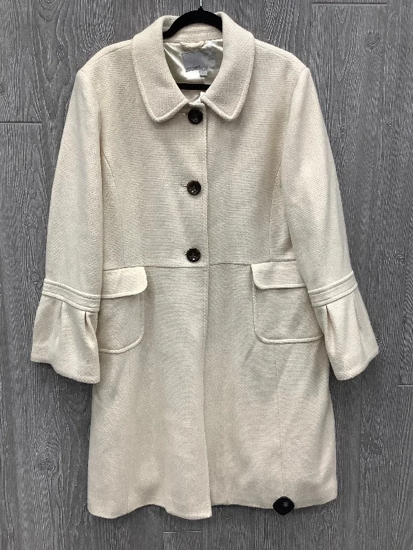 Coat Peacoat By Old Navy In Cream, Size: Xxl