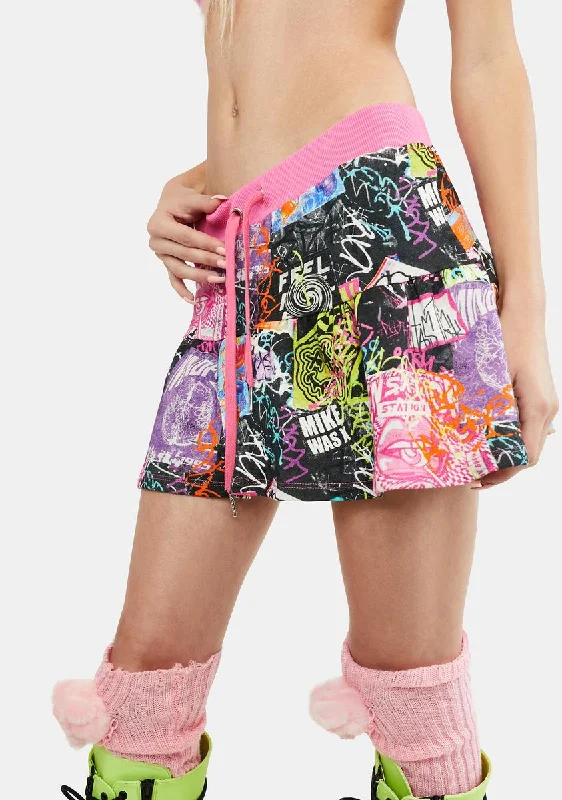 Women's Vacation Outfit Set Sale Event, Prices Rock Paint The Town Mini Skirt