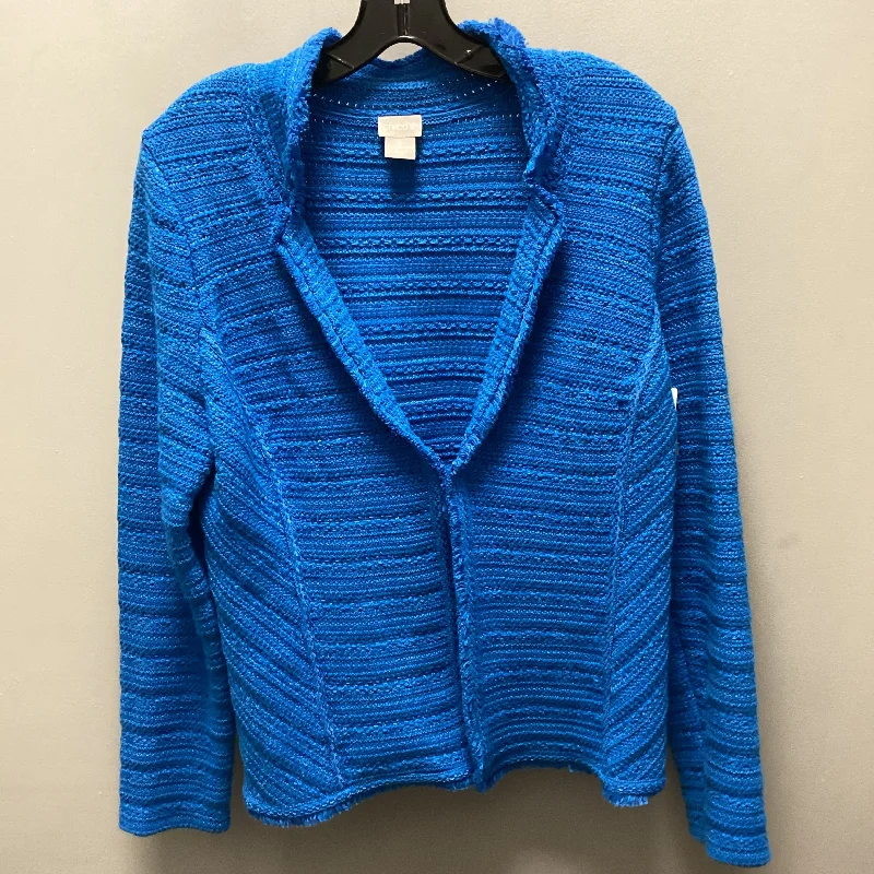 Jacket Other By Chicos In Blue, Size: M