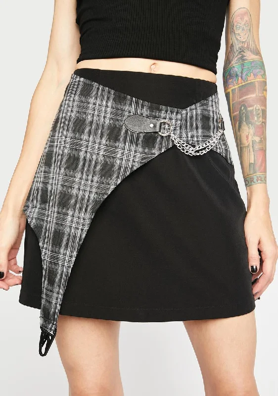 Women's Elegant Evening Attire Get The Latest Trends The Hell Girl Series Asymmetrical Skirt