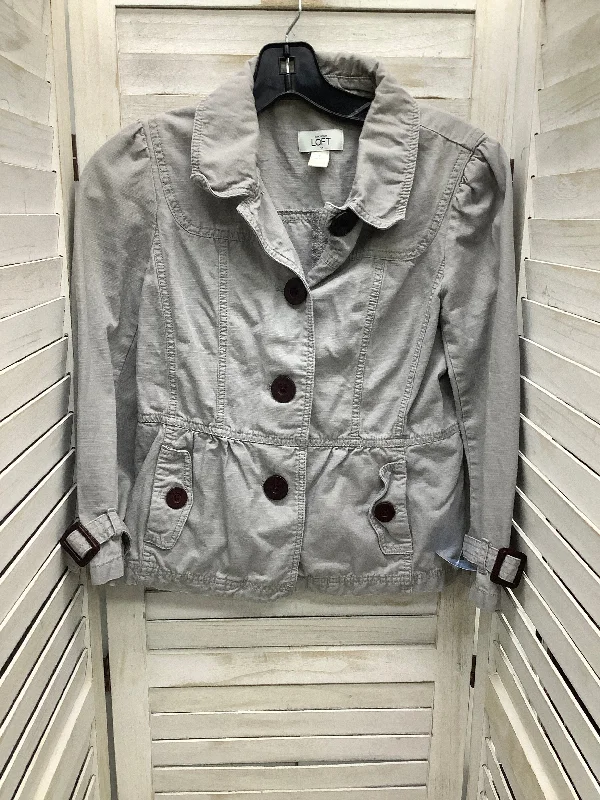 Jacket Other By Loft In Grey, Size: S