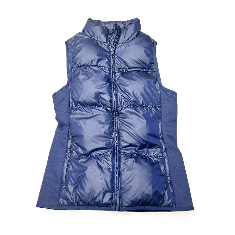 Vest Puffer & Quilted By Fabletics In Navy, Size: Xs