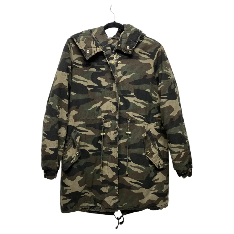 Coat Parka By Ana In Camouflage Print, Size: M