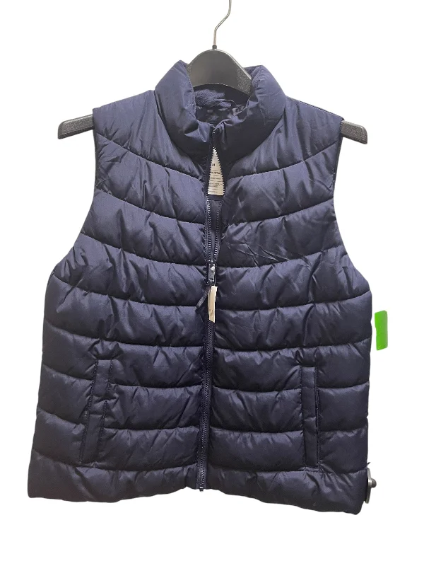 Vest Puffer & Quilted By Gap In Blue, Size: M