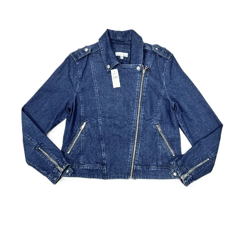 Jacket Denim By Loft In Blue Denim, Size: M