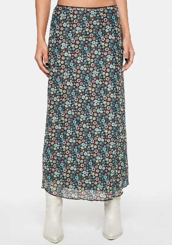 Vintage-Inspired Women's Clothes Sleek Style Discounts Floral Lassie Maxi Skirt