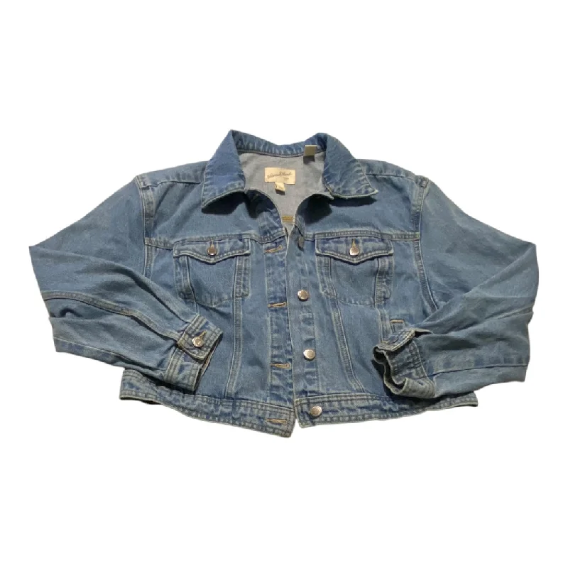 Jacket Denim By Universal Thread In Blue Denim, Size: M