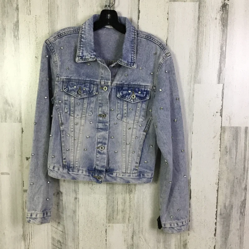 Jacket Denim By Vervet In Blue Denim, Size: S