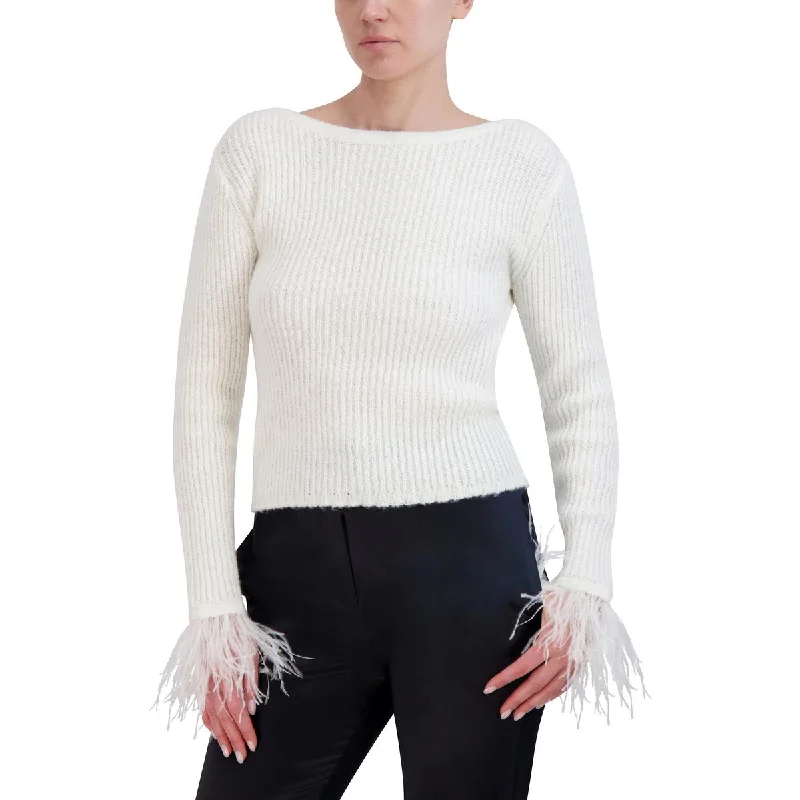 Women's Evening Attire Style Breakthroughs Womens Ribbed Knit Pullover Sweater