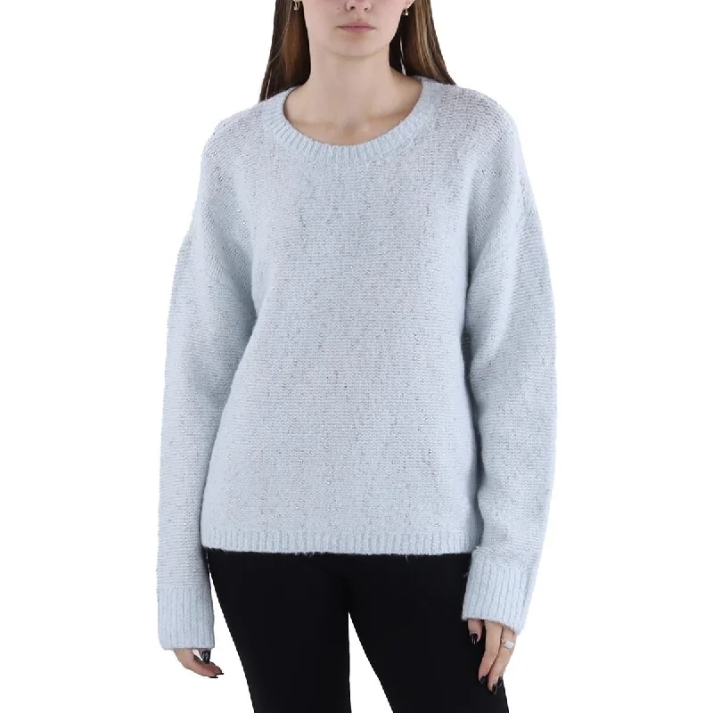 Women's Elegant Garments Enjoy Discount Womens Metallic Crewneck Pullover Sweater