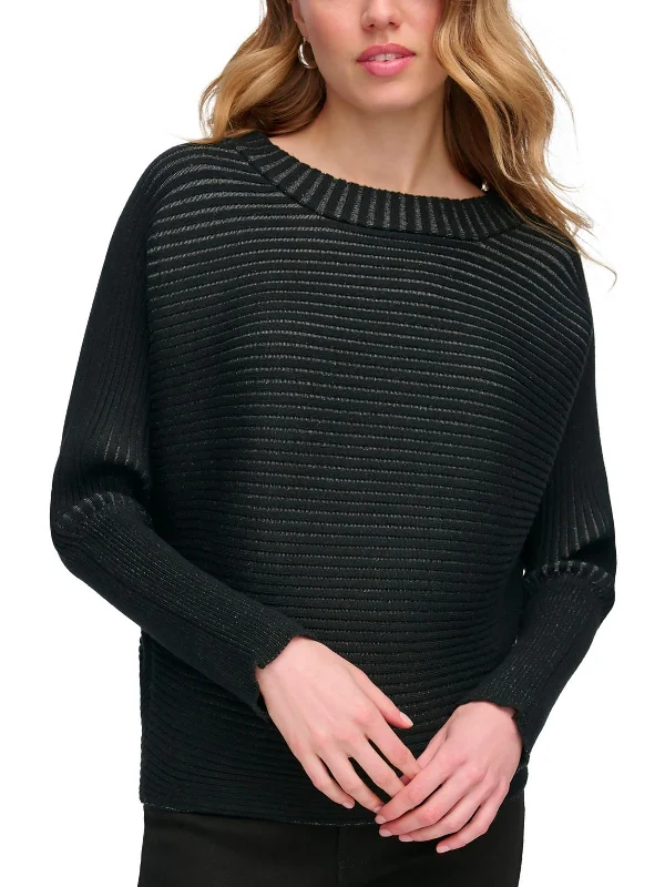 Women's Comfy Loungewear Outfit Discover Promotions Womens Ribbed Dolman Sleeves Pullover Sweater