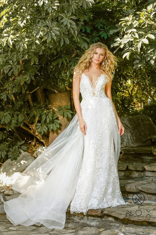 Women's Clothes And Apparel Holiday Glam Long Wedding Dress with Train