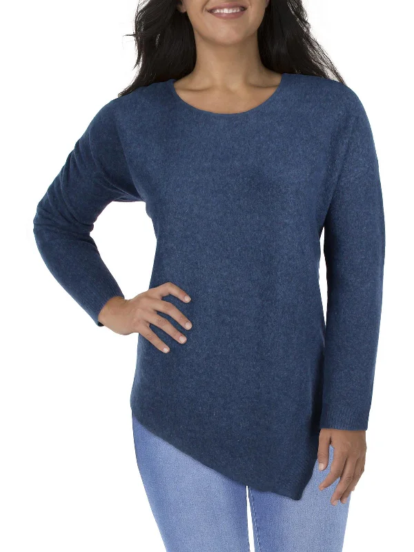 Women's Plus-Size Outfit Statement Fashion Offers Womens Wool Blend Boatneck Pullover Sweater