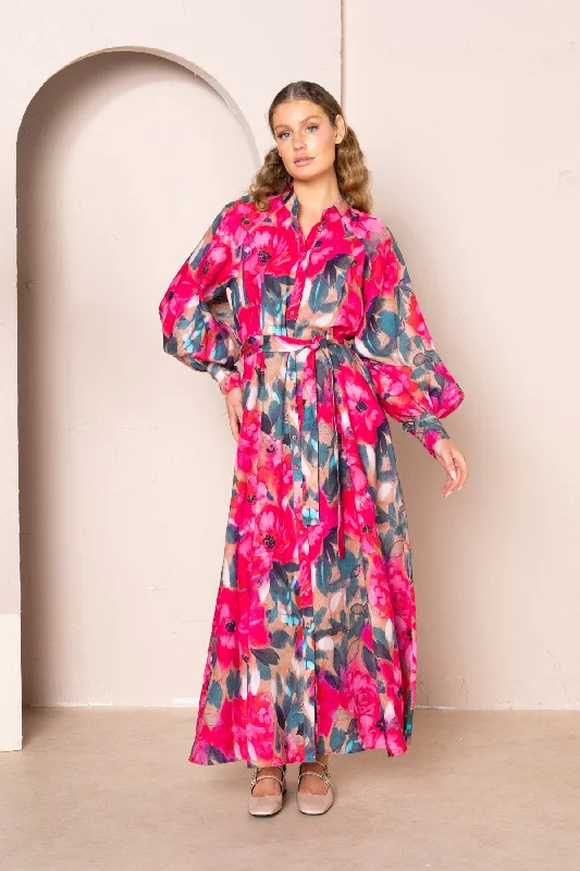 Vintage-Inspired Garments Limited Stock Wanda Raglan Maxi Dress