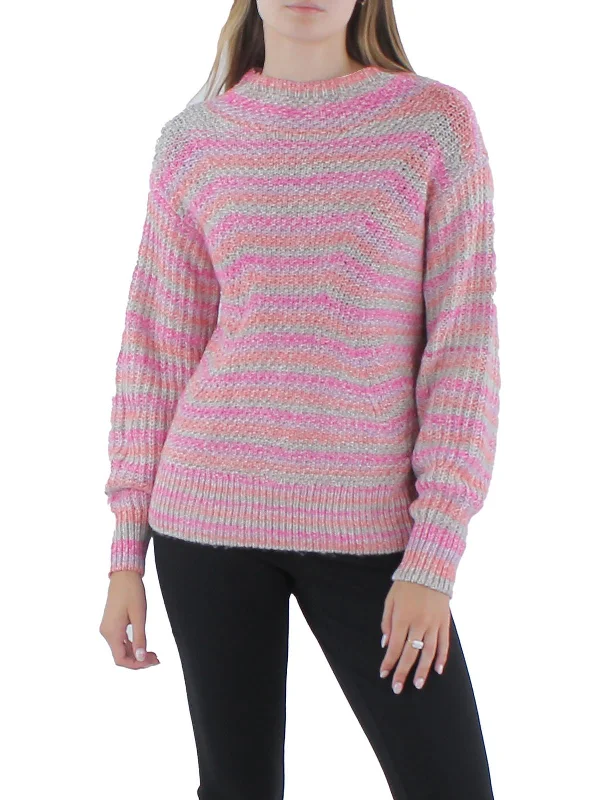 Timeless Women's Clothes Relaxed Style Womens Crochet Winter Solstice Pullover Sweater