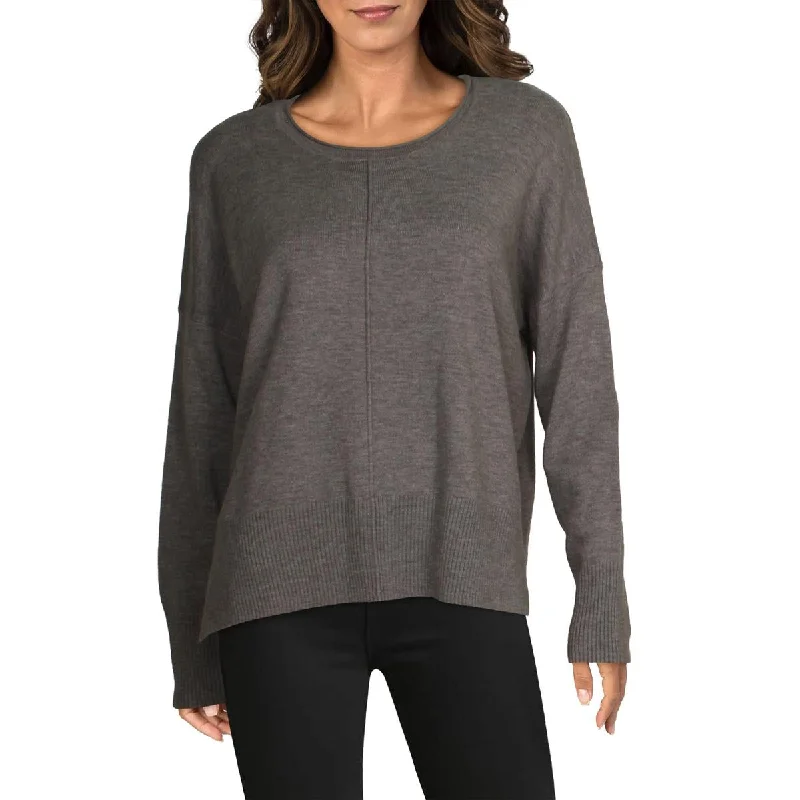 Women's Vintage Attire Find Your Unique Flair Della Womens Ribbed Trim Crew Neck Sweater