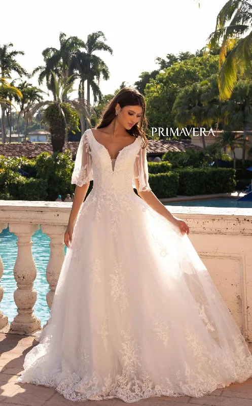 Women's Elegant Evening Attire Enjoy Discount Primavera Couture 11134 Bridal Dress