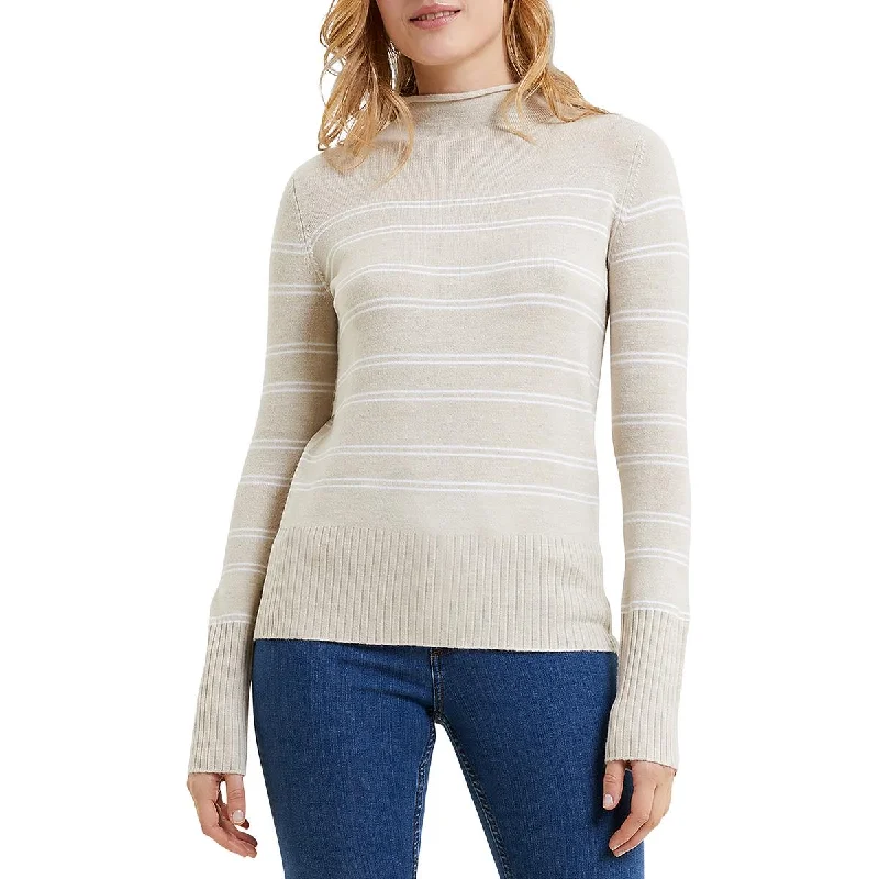 Women's Charming Outfit For Events Get The Latest Trends Womens Fitted Funnel Neck Pullover Sweater