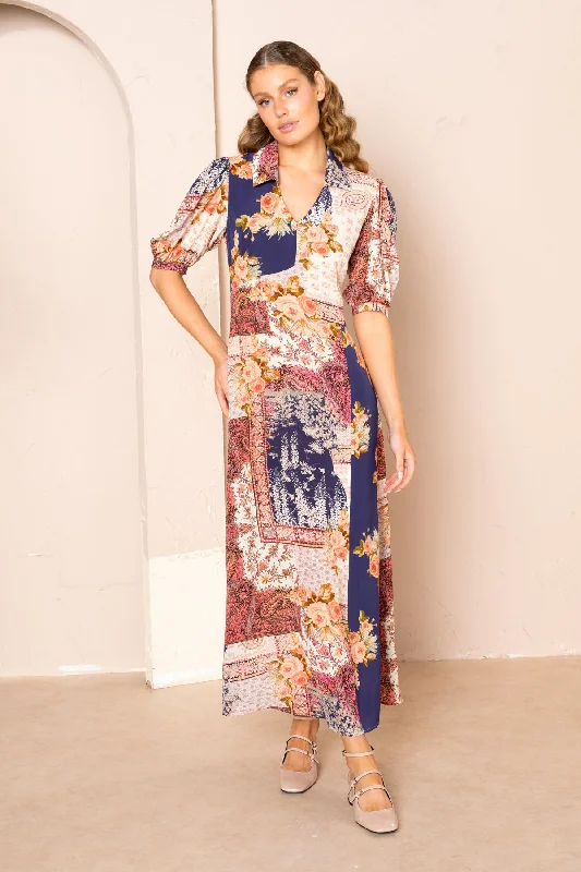 Women's Evening Wear Outfit Elegant Fashion Offers Flora A-Line Maxi Dress