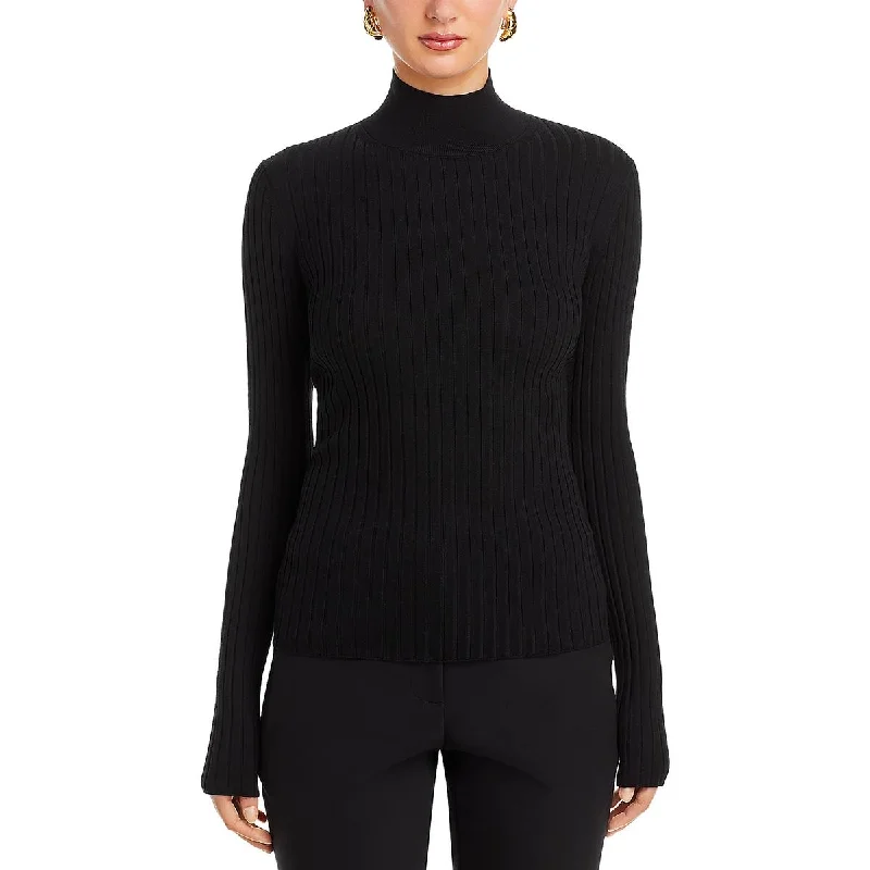 Women's Attire Style Revolution Womens Long Sleeve knit Mock Turtleneck Sweater