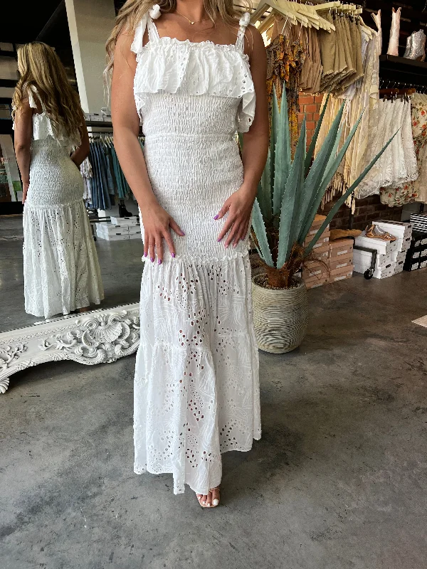 Women's Wedding Apparel Limited Time Flash Sale Skye Smocked Maxi Dress FINAL SALE