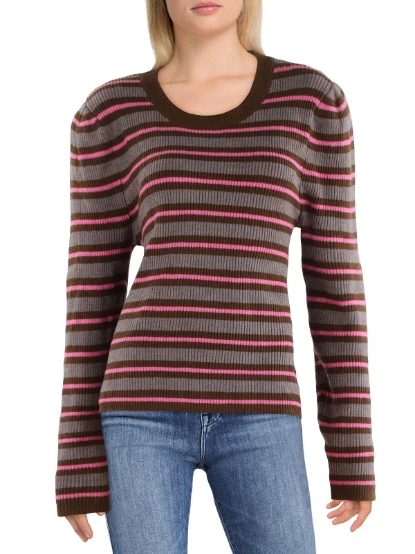 Women's Casual Outfit Contemporary Casual Deals Womens Striped Mock Neck Pullover Sweater