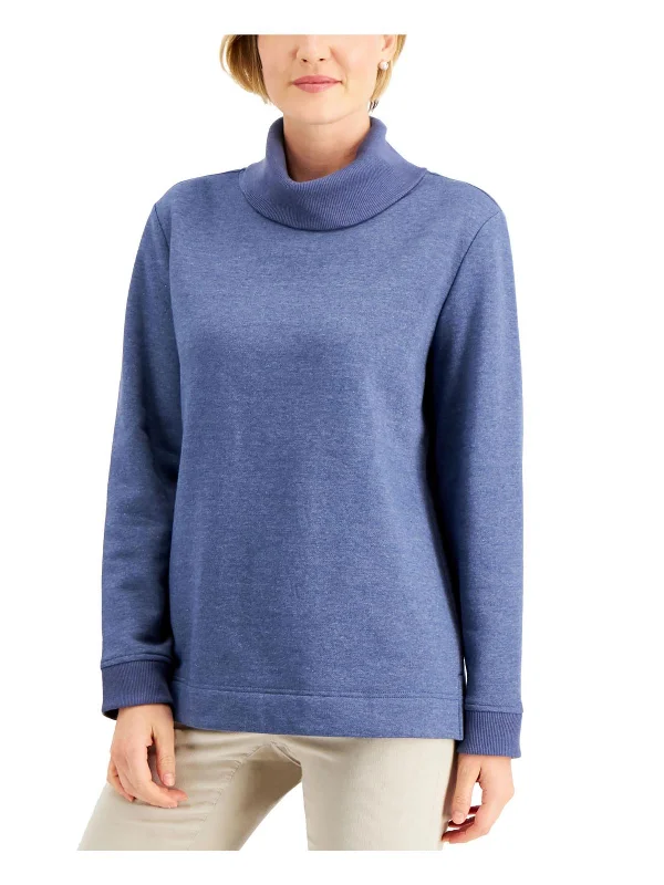 Women's Classic Outfit Vintage-Modern Style Offers Womens Fleece Lined Pullover Turtleneck Sweater