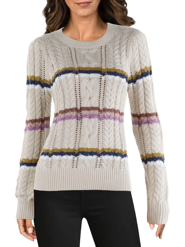 Women's Transitional Garments Browse Our Top Products Rossini Womens Open Stitch Crewneck Pullover Sweater