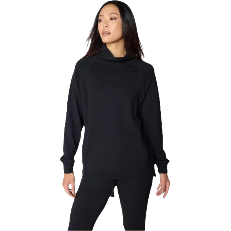 Discover Promotions Women's Serenity Zip Mock Neck Pull Over