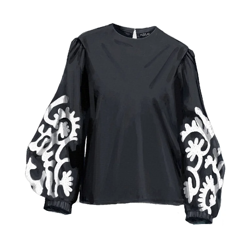 Fashionista Favorites Suzani Embroidered Top