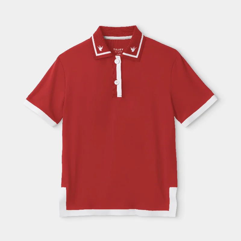 Chic Trends Unveiled Tech Jersey Boxy Birdie Polo