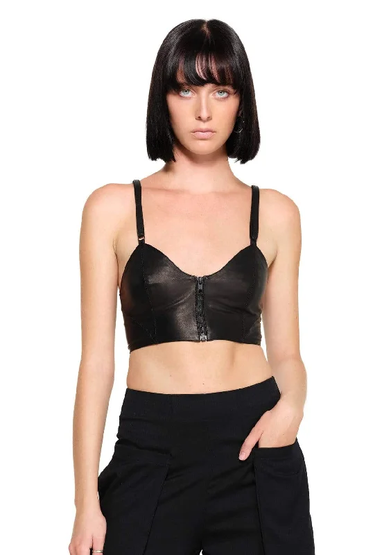 Stylish Looks LEATHER BRA