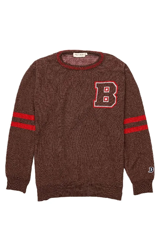 Special Offers, Don't Miss BROWN UNISEX KNIT CREW