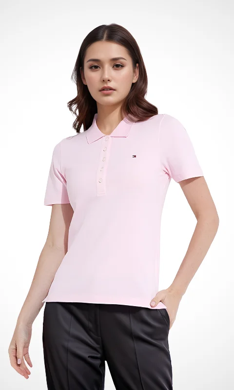 Sale Event, Prices Rock Women Classic Fit Polo (Pink)