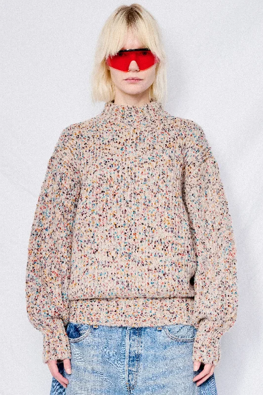 Limited Stock, Big Sale Ivory Doughnut Knit