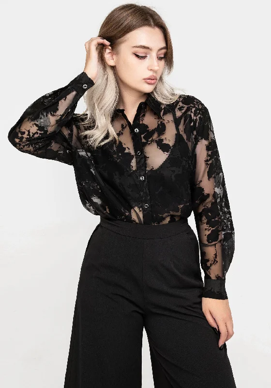 Limited Time Special Offer Spectre Sheer Loose Fit Shirt