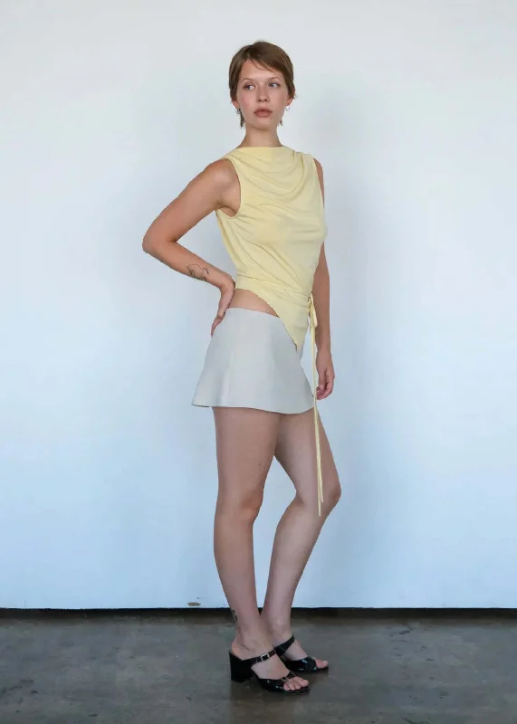 Sporty Fashion Offers Butter Yellow Portia Top