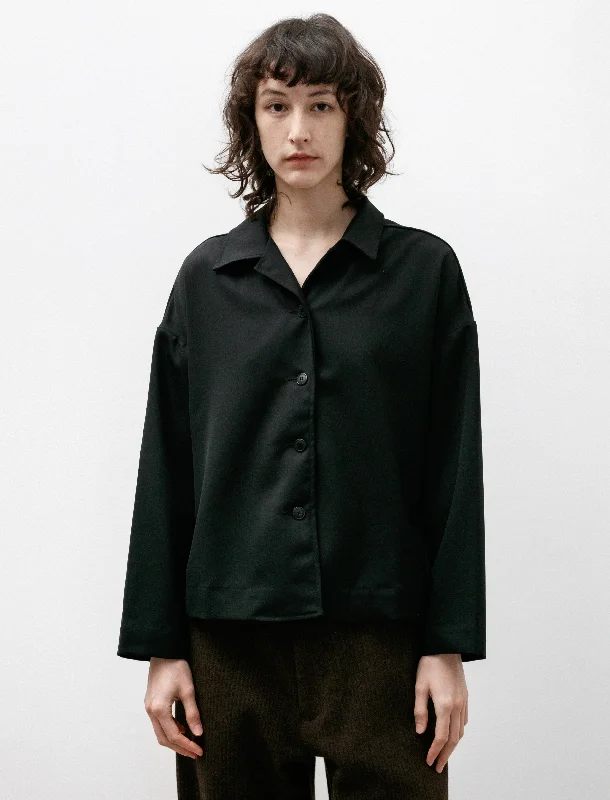 Hurry Before It's Gone Juliette Shirt Gabardine Black