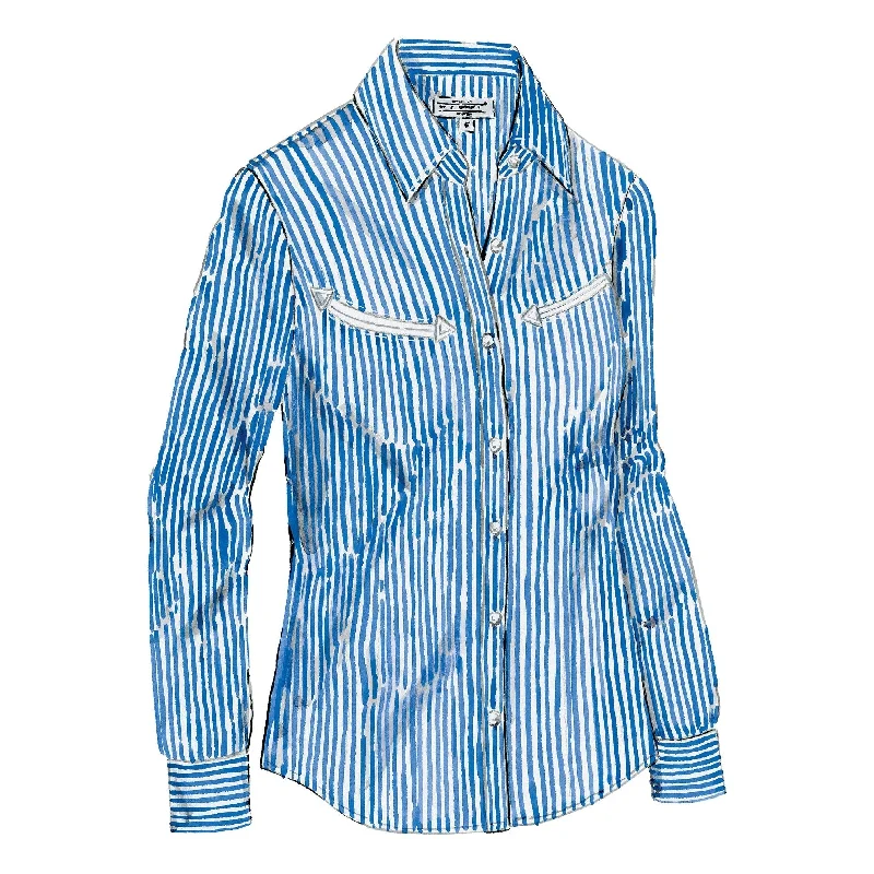 Latest Fashion Striped Western Shirt