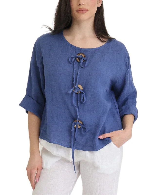 Casual Yet Chic Sales Linen Top