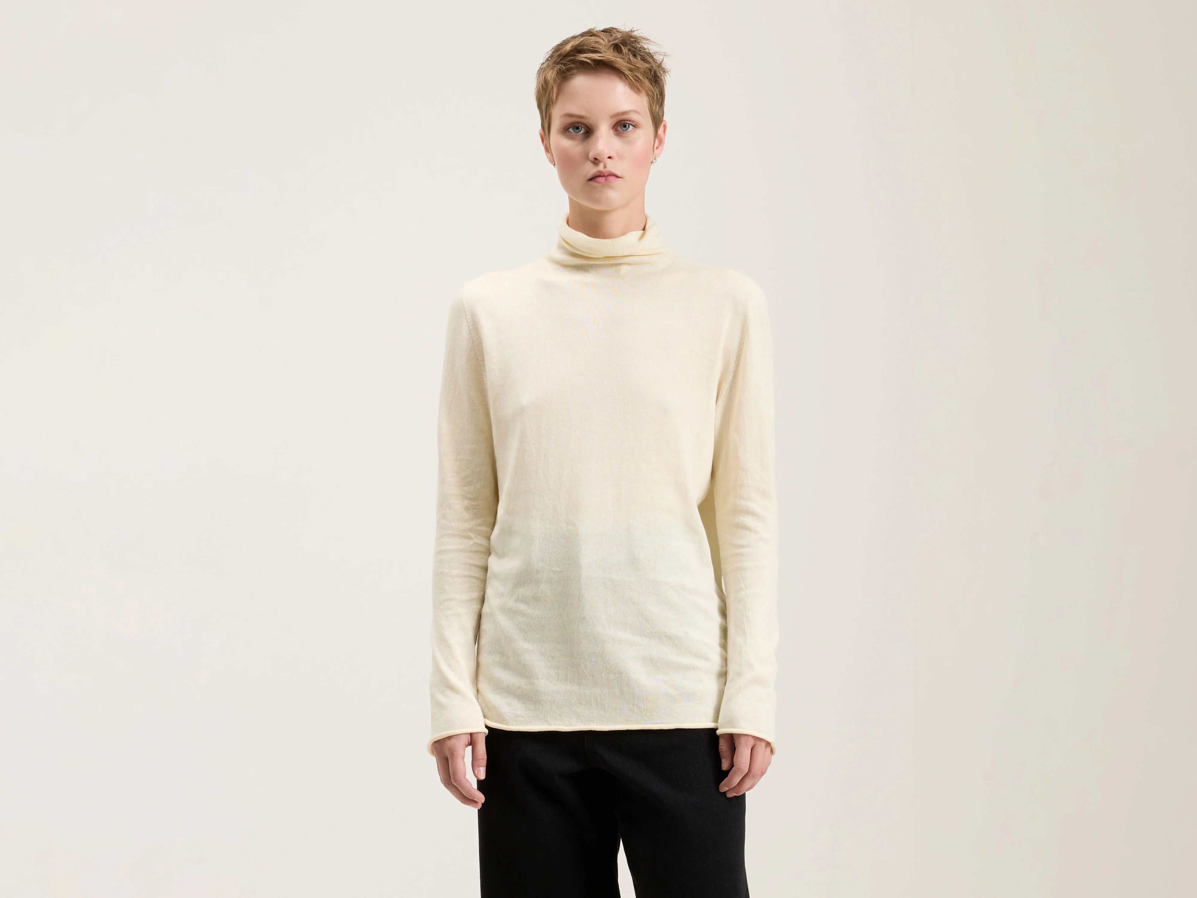 Seasonal Clearance Agnes Organic Cotton Turtleneck (242 / W / YELLOW)