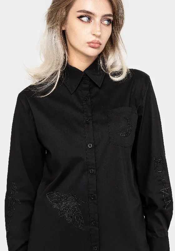 Fashion Forward Amon Embroidered Shirt